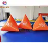 Boia Inflável de Água Publicitária Triangular Quadrada Tubo Flutuante Modelo Flutuante Sinal de Advertência de Segurança de Canal