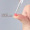 Pincel de Labios de Silicona con Tapa, Pincel para Pintalabios, Brillo de Labios Portátil, Bálsamo Labial, Pincel Mezclador, Mini Pala, Barra de Labios, Sin Manicura