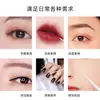 Hisopo de algodón rosa puntiagudo de cabeza única de 7 cm, hisopo de algodón para maquillaje de tatuaje, tatuaje de cejas, maquillaje de labios, delineador de maquillaje para modificar pestañas