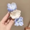 Corda de cabelo flor de pérola suave atmosfera feminina trança bolha anel de cabelo de fio de telefone artefato de trança de rabo de cavalo elástico doce