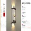 Luces solares de pared para exteriores con iluminación hacia arriba y hacia abajo, luces para pilares a ambos lados de la puerta, luces de pared exteriores para balcón impermeables, luces de pared para patio de villa