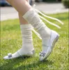 Meias Finas Doces e Meninas com Laços de Fita Estilo Ballet, Meias até a Panturrilha, Novas Meias Simples Versáteis de Primavera/Verão