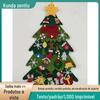 Árvore de Natal de Feltro Educacional Feita à Mão DIY Encaixe Pingente Decorativo Árvore de Natal Estéreo Decorações de Natal Atacado
