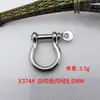 Llaveros de Aleación de Zinc Chapados en Oro para Equipaje y Artículos de Cuero, Venta Directa con Descuento del Fabricante, Hebilla de Herradura en Forma de U Multicolor para Accesorios de Bolsos