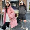 Chaqueta de plumón de longitud media para niña Ropa de otoño e invierno Chaqueta de plumón de pato para niños Talla grande para niños Chaqueta cálida holgada con capucha
