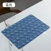 Jogo Americano de PVC Doméstico Tapete de Isolamento Térmico Tapete de Mesa Redondo Cozinha Porta-copos Criativo Hotel Jogo Americano Ocidental À Prova de Óleo Impermeável