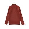 Suéter Cálido Elegante de Cuello Medio Alto para Niñas Qiu Duo Meng 2026 Invierno Nuevo Estilo Coreano Suéter de Punto de Manga Larga para Niños