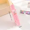 Peine de pelo portátil lindo de dibujos animados para uso doméstico, peine de espina de pescado para niñas, peine especial para trenzar con cola puntiaguda pequeña para niños y bebés