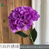 135 Piezas de Hortensias, Hortensias de Llama, Decoraciones Frescas de Paredes de Flores para Bodas, Flores Artificiales, Flores de Seda para el Área de Bienvenida