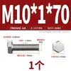 Tornillo Hexagonal Externo de Rosca Fina de Acero Inoxidable 304 M6M8M10M12M14M16M18M20*1/1.25/1.5