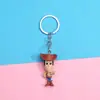 Chaveiro Criativo Desenho Animado Buzz Toy Story Três Olhos Estranho Urso Morango Acessórios para Bolsa Roupas