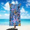 Comercio exterior nuevos productos una generación de dibujos animados estilo stillson toalla de microfibra toalla de baño impresa toalla de playa absorbente