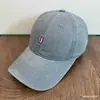Gorra de Béisbol Vintage Lavada Estilo Retro Americano con Diseño Sencillo de Nicho, Bordado de Letra U en Bloques de Color, Gorra Versátil de Pico de Pato de Moda
