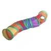 Túnel Arcoíris Plegable para Mascotas Pequeñas, Hámster, Hámster Dorado, Juguete de Túnel de Escape, Cobaya, Erizo, Suministros para Mascotas