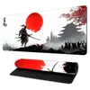 Alfombrilla de Ratón Personalizada de la Fábrica de Origen, Alfombrilla de Escritorio Extra Grande, Estilo Samurai Japonés, Luminosa, Antideslizante, Personalización de Alfombrilla de Ratón Grande