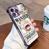 Funda para Teléfono para Hombre Nika Luffy Orden de Búsqueda para Apple 15 Pro Max Galvanizada Cuatro Esquinas Anti-Caídas Bolsa de Aire iPhone 17