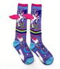 Explosiones Rojas de Internet Transfronterizas Joyería Infantil Calcetines Tendencia de Personalidad Dibujos Animados Lazo Perro Niña Calcetines de Princesa Calcetines al por Mayor