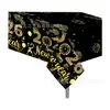 Zb276 2026 Mantel de Nochevieja 130*220cm Mantel Desechable para Fiesta de Cumpleaños Mantel de Mesa Pe