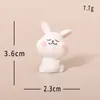 Enfeites de Micro Paisagem Coelho Fofo Criativo Decoração de Artesanato DIY de Resina para Desktop Pequenos Enfeites Acessórios Atacado