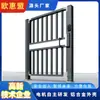 Puerta Publicitaria Eléctrica Aleación de Aluminio para Comunidad Sistema de Control de Acceso con Tarjeta Puerta Peatonal Puerta de Valla Puerta Pequeña Automática Tarjeta IC