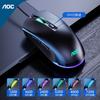 AOC GM160 ratón para juegos e-sports con cable luminoso colorido interfaz USB programación de definición macro por mayor