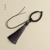 Nuevo Llavero Estilo Chino Colgante para Teléfono Hebilla Estilo Xizang Accesorios Estilo Antiguo Joyería DIY Tejido a Mano con Cuerda Brocado Song Estilo Nacional
