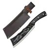 Cuchillo para Cortar Huesos de Matadragones, Cuchillo para Cortar Madera, Cuchillo Afilado Forjado a Mano, Cuchillo Multiusos para el Hogar, Cuchillo para Cortar Huesos de Cocina, Cuchillo Espesorado para Cortar Madera