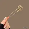 Horquilla China en Forma de U Súper de Hada, Nueva Horquilla Doble de Perlas en Forma de U Estilo Chino, Accesorio para el Cabello Hanfu Estilo Antiguo, Horquilla Simple y de Alta Gama para Mujeres
