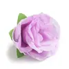 Cabezas de Flores de Rosa Artificiales para Celebraciones de Boda, Decoración de Escena de Coche de Boda, Arcos de Pared de Flores, Flores de Seda, Brotes Pequeños de Camelia