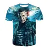 2020 nuevo T-shirt de cuello redondo con estampado digital 3D de la película de piratas Galle europeo y americano Amazon ebay comercio exterior