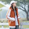 2025 Primavera e Outono Novo Casaco com Capuz Solto de Alta Qualidade Marca Moderna Roupa de Proteção Solar Feminina