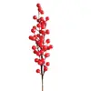 Simulación Fruta Roja Fruta de la Fortuna Ramo de Flores Navideñas de Fruta Roja Adornos Decoración para el Hogar Fruta de Simulación Fruta de Acebo Flor de Año Nuevo