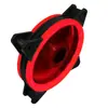 Ventilador de chasis de color Moon de 12 cm para computadora de escritorio, silencioso, LED colorido, grande, de 4 pines.