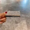 Portatarjetas de Banco de Acero Inoxidable Personalizado Incrustado con Diamantes Forro de Terciopelo Modelo Popular Transfronterizo Personal de Empresa Venta Directa de Fábrica