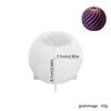 Molde DIY para Vela Perfumada Dobrável em Forma de Bola Geométrico Listrado Pilar Ornamento de Gesso Molde de Silicone