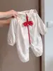 Mameluco con capucha para bebé niña de primavera y otoño, conjunto de lunares de corazón para recién nacida, mameluco con cremallera y lazo rojo para bebé