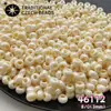 Importados de Chequia Preciosa 46112 Cuentas Cacahuete Color Perla, Cuentas de Arroz, Cuentas Gota de Agua, Materiales para Accesorios de Decoración DIY Hechos a Mano