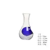 Fábrica de Qixian artículo disponible vaso de cristal de hielo para vino olla de sake japonesa dispensador de vino olla rizada para botella de vino