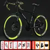 Bicicleta de estrada, ciclismo urbano masculino e feminino, deslocamento, marchas leves, pneus sólidos, rodas finas retrô, bicicleta para adulto
