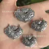 Plata de Ley 999 Plata Carpa Loto Hueco Retro Bolsa de Cierre de Plata Antigua Giratoria Pez Xiangyun Jugando Loto Candado de Vida