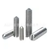 Tornillos prisioneros ranurados Gb71 al por mayor Acero inoxidable 304 Tornillos de máquina ranurados con extremo cónico M1.6 M2 M3 M4 M5 M10 Tornillos prisioneros