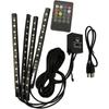 Luz de Ambiente Modificada para Coche de Uno a Cuatro con Interfaz USB, Sin Necesidad de Cableado, Luz RGB para el Espacio para los Pies, Luz con Control Remoto de Ritmo por App