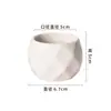 Maceta de cerámica carnosa con forma de pulgar blanco, simple, de simulación, para decoración de escritorio, miniadorno, venta al por mayor
