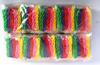 B004A pequena bolsa de elástico de frutas douradas +100 acessórios de cabelo coloridos dois yuan loja 1-2 yuan loja de departamento liquidação