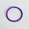 Al por mayor Transfronterizo Cuerda para el pelo de 4 mm de grosor Colorida Alta Elasticidad Sin Costuras Goma para el pelo Accesorios DIY para Adultos