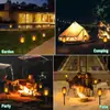 Lâmpada Cruz Solar Chama Ferro Oco Gramado Lâmpada Controle de Luz Inteligente Exterior Jardim Pátio Decoração Lâmpada de Plugue de Terra