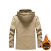 Jaqueta de Algodão Masculina Outono/Inverno com Forro de Fleece Casual Solta Tamanho Grande Média e Longa Jaqueta de Trabalho Múltiplos Bolsos Preço Controlado 168