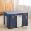 Caja de almacenamiento de ropa, uso doméstico, para guardar ropa, ropa de cama y artículos de algodón o lino; caja de almacenamiento plegable para organizar armarios y el almacenamiento del coche