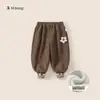 Sudadera de Forro Polar de una Pieza para Niñas Bangxuan Estilo Invierno Suéter de Cachorro Ropa para Bebé Nueva Espesa Cálida Sudadera para Niños Moderna