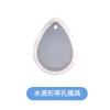 Fornecer novo molde de gota de cristal AB argila silicone líquido fototerapia 3D estéreo 10 molde de mão com furos